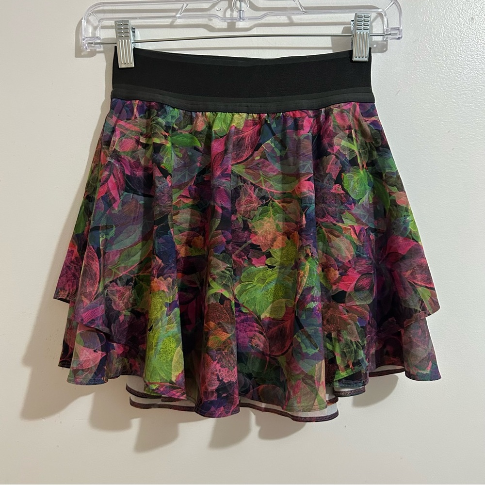 Lululemon Court Rival High-Rise Skirt Vivid Floral Tone Multi Size 2